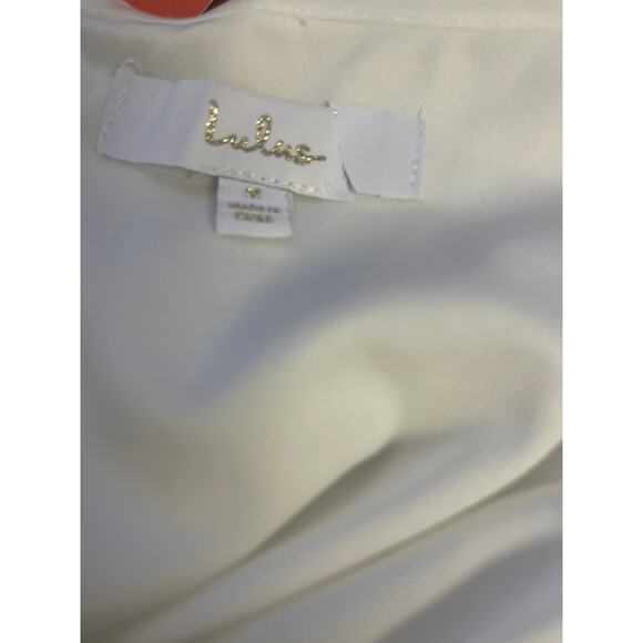 LULU'S SZ M Loveliest Aura White Off-the-Shoulder Mermaid Maxi Dress NEW b33 - Picture 6 of 9